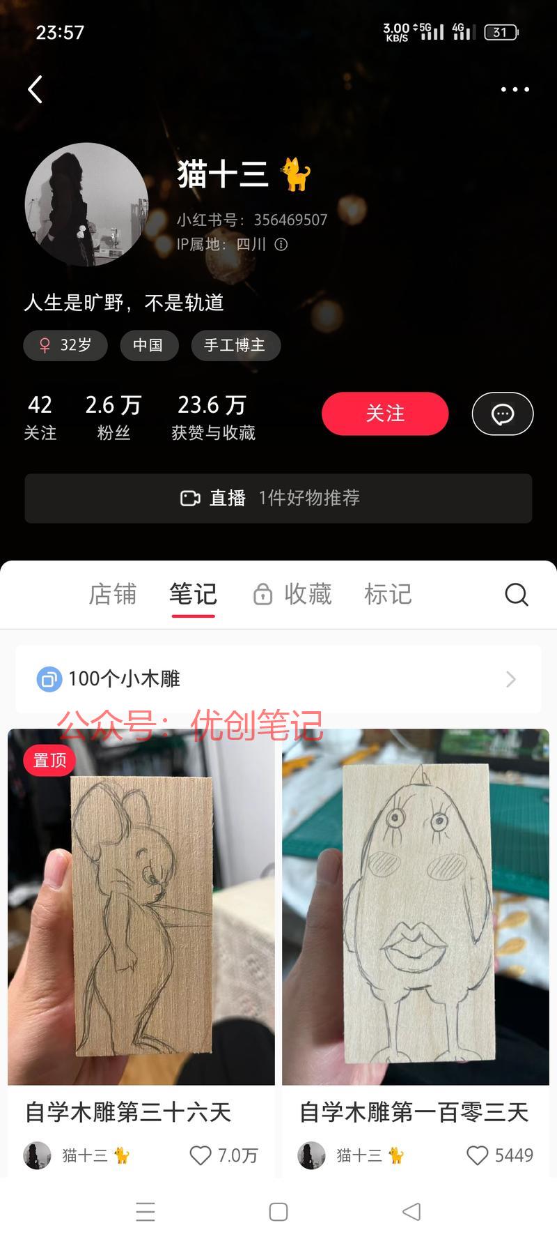 手工➕学习手工类小红书博…#情报-搞钱线报📢论坛-网创交流-优创圈